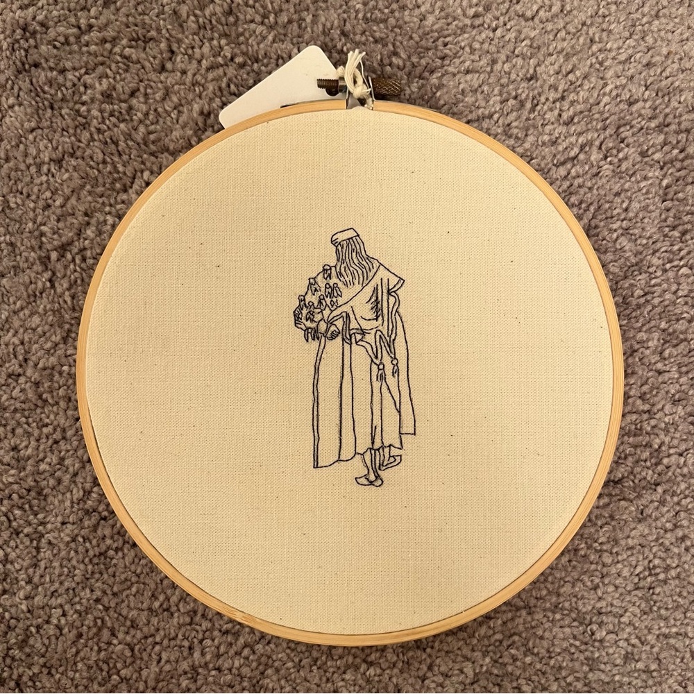 wall hanging embroidery art